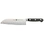 J.A. Henckels Twin Pro S 7-Inch Santoku Knife with Hollow Edge