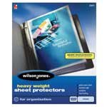 Office Products : Wilson Jones Top-Loading Heavy Weight Sheet Protector, 100-Count, Clear (W21411)