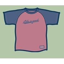 <b>Life is Good Baseball Tee-L-Barn CLEARANCE</b>