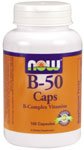 Vitamin B-50 Caps by NOW Foods - (100 Capsules)