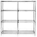 Quantum Storage Systems AD54-1430C Add-On Kit for 54" High 4-Tier Wire Shelving Unit, Chrome Finish, 14" Width x 30" Length x 54" Height