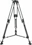 Manfrotto 542ART Road Runner Carbon Fiber Video Tripod with 75mm and 100mm Bowl