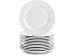 10 Strawberry Street Catering Set 7-1/2-Inch Salad/Dessert Plate, Set of 12