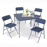 Cosco Inc 5 Piece Folding Table Chair Set