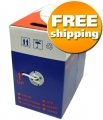 1000 Ft Cat5e Ethernet Cable Bare Copper CMR Riser UL Certified White