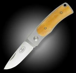Fallkniven Knives U1 Slipjoint Folder Yellow Bone with Sheath