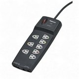 Power guard 8-outlet surge and phone/dsl/ethernet protection, graphite gray