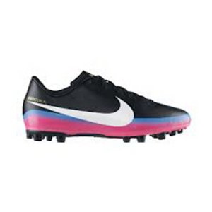 NIKE - JR MERCURIAL VICTORY III CR AG - Taille 37/38 - 538130 014 - Chaussure de Football Homme Noires, Bleues et Roses