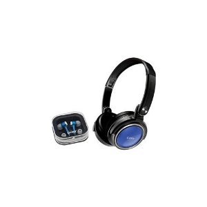 Coby Electronics CV215BLU Deep Bass Stereo Headphones and Earphones (Blue)