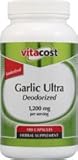 Vitacost Deodorized Garlic Ultra - Standardized -- 1,200 mg per serving - 180 Capsules