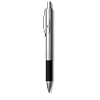Faber Castell 148472 - Kugelschreiber Basic aus Metall, schwarz / silber matt
