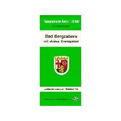 Bad Bergzabern mit els�ssischem Grenzgebiet 1 : 25 000. Naturparkkarte P15: Mit Wanderwegen