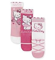 3 Pairs of Hello Kitty Assorted Socks