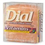Dial Soap with Vitamins Hydrating Vitamin Complex with A, E,  & B5 and Glycerin, 4.0 oz - 3 ea