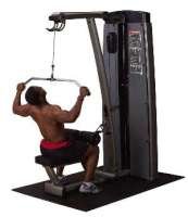 Dual Lat Pulldown/Mid Row Machine (210lb stack)
