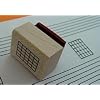 Mini Guitar Chord Stamp (5 Frets) Rubber Stamp