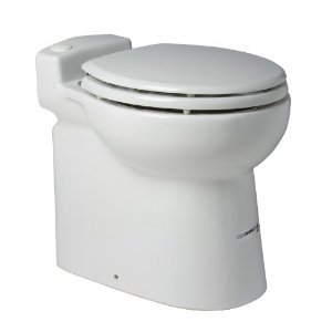 Saniflo 023 SANICOMPACT 48 One piece Toilet with Macerator Built Into the Base, White