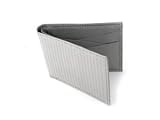 Textured Stainless Steel Bi-fold Wallet