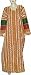 Plus Size Evening Wear - Womens Cotton Caftan Gowns Multicolored Size 4X-L (kftn837d)