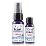 Zetaclear Zeta Clear Nail Fungus Formula - 2 Solution Bottles + 2 Spray Bottles