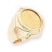 14k 1/10th American Eagle Coin Ring - Size 10