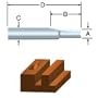 Vermont American 23000 Carbide Router Bit Set, 6-Piece