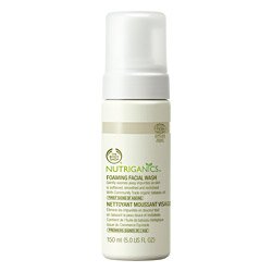 The Body Shop Nutriganics Foaming Facial Wash, 5 Fluid Ounce