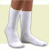 Pressure Lite Diabetic Socks - Light Energizing Crew Length. Black. Large