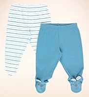2 Pack Pure Cotton Bear Crawler Bottoms