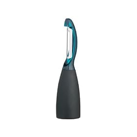 Kitchen Craft 'Stand Up' Polycarbonate Swivel Peeler - Blue