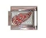 Detroit Red Wings Glitter Italian Style Charm