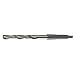 Cleveland 2740 Carbide Tipped Taper Shank Drill Bit, Uncoated (Bright), Morse Taper Shank, 118 Degree Conventional Point