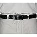 Sporting Goods : Pebble Leather Belt with Contrast Stitch Detail