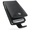 PDair Hand made Black Leather Flip Case for Sony Ericsson Xperia  X10