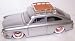 Jada Toys 1/24 Scale Diecast V-dubs 1965 Volkswagen 1600 Tl Fastback with White Walls and Roof Rack in Color Silver