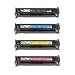 HP Color LaserJet CP1215, CM1312, CP1515 Compatible Toner Cartridge Value Bundle(Full Set of K/C/M/Y)
