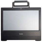 Shuttle X5020TA Plus All-I-One PC (40,6 cm (16 Zoll) Monitor, Intel Atom D510, 1,6GHz, 250GB HDD, 2GB RAM, Intel 3150) schwarz