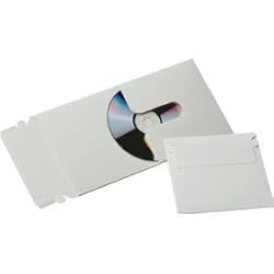 Mailers Direct CD Wallet Mailer with Self-Adhesive Seal, 5"x5" - 500 Per Box