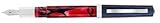 Omas Bologna Fountain Pen (Red Swirl Fine)