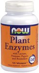 Plant Enzymes by NOW Foods - Digestive Support (120 Vegetarian Capsules)