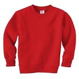 Rabbit Skins - Toddler And Juvy Crewneck Sweatshirt, Red, 2