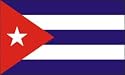 CARIBBEAN REPUBLIC CUBA RED TRIANGLE 5POINTED STAR FLAG