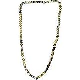 Jewelry Necklace In Flourite Gemstone Healing Beads Handmade Jewelry Indian style 17 " (fluorite007)