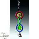 JW Pet Insight Activitoys Triple Mirror Toy for Parakeets, Cockatiels & Similar Sized Birds