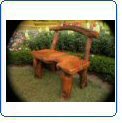Alpine Teak Wood Bench