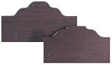 Center Crown Wood Pediment on laminate head; Center Crown T-Mold laminate foot