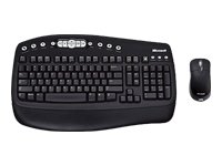 Microsoft BV3 00003 Wireless Keyboard & Optical Mouse (Gray)