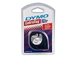 Cover of DYMO 91338 Tape for LetraTag Label Printers (Metallic Silver with Black Printing, 1/2in)