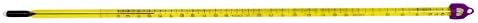 H-B Instrument 30597 Easy-Read General Purpose Precision Partial Immersion Thermometer, with Enviro-Safe Fill and Yellow Back Glass, 20 to 230°F, 200mm Length, 50mm Immersion, 1°F Accuracy