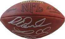 Richard Dent Autographed/Hand Signed Official NFL Tagliabue Football SB MVP